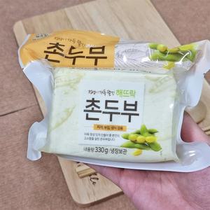 5분마켓 해뜨락 촌두부 두부요리 한모 330g