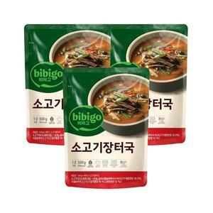 [CJ제일제당]비비고 소고기장터국 500g x3개