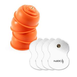 휴비딕 저주파 마사지기 자극기 HMB-150 EMS TENS 실리콘 부항기 세트