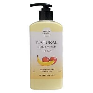 해피바스 정말 촉촉한 바디워시 400g/애플 앤 바나나향