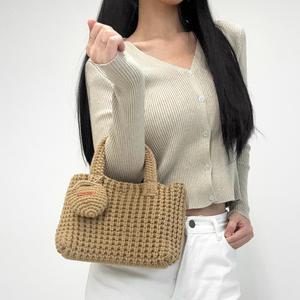 프롬헤븐 키팅토 뜨개가방 니트 미니 토트백
