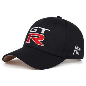 유니 GTR 레터 자수 야구 모자 봄 가을 야외 캐주얼 자외선 차단