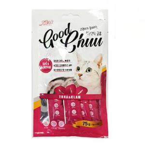 굿츄 75g 참치+조개관자살 (15g X 5개) (WFFQB9K)