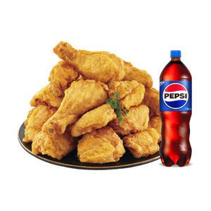 [치킨플러스] 메가치킨 15호 + 콜라1.25L