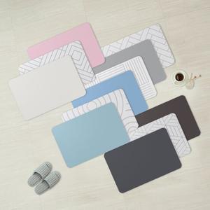 마더스홈 파스텔패턴 규조토 발매트 50x80cm