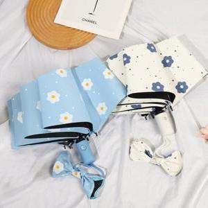 레나틱 UV차단 데이지 초경량 가벼운 3단 양산 우양산 양우산 암막 우산
