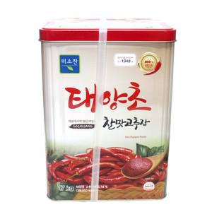 미소찬 태양초 찰맛고추장 17kg /