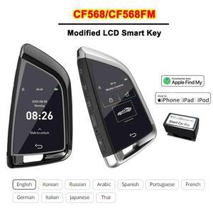 스마트 기아 포드 VW 도요타용 LCD 원격 자동차 키 CF568 OBD 수정 편안한 엔트리 FM GPS 로케이터