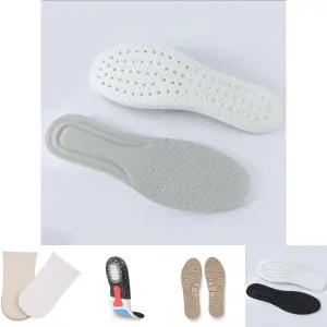 (265-270mm)(그레이) 편안한 고탄력 쿠션깔창/신발/깔창/등산화/발편한/여성/통풍/남자/발냄새/남성/기본