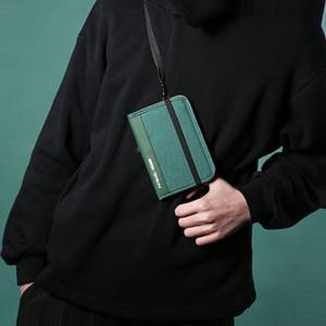올인원 미니 여권 가방 RFID 차단 여행 파우치 크로스백 지갑 케이스