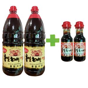 홍일식품 홍게맛 액젓 1.8L 2개 + 홍게맛장소스 200ml 2개
