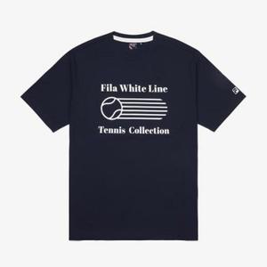 휠라반팔티 TQJ FS2RSF2332X-INA 테니스 라이프 빅로고 반팔티셔츠