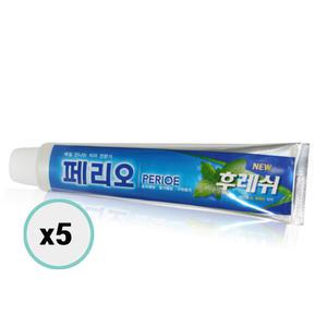 엘지 럭키 페리오치약 150g 5개