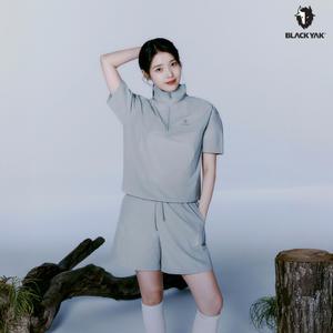 [롯데백화점]블랙야크 [아이유착용]25SS 여성용 반팔티 여성아이스프레쉬A집업반팔티 1BYZTMU509 (BON)