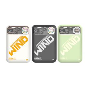 BASIX 원드차지 맥세이프 고속 무선 충전 보조배터리 10000mAh 대용량 쿨링팬