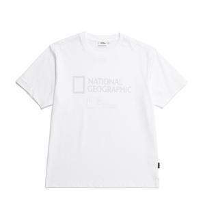 [공식] 내셔널지오그래픽 N232UTS810 빅 로고 반팔 티셔츠 WHITE
