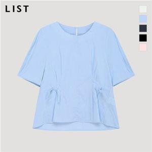 [리스트](대전신세계)코튼 혼방 주름 블라우스