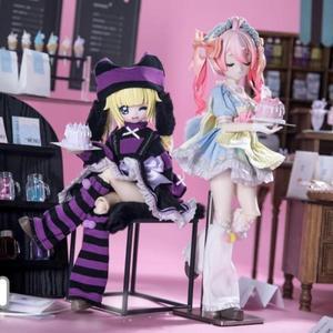 인기 오리지널 35cm Ufdoll 블라인드 박스 1/5 Bjd 티 플러스 시리즈 애니메이션 피규어 데스크탑 관절 이