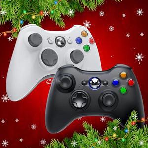 Xbox 360용 2.4G 게임패드 - 이중 진동 홀 효과 3D 무선 컨트롤러는 Windo