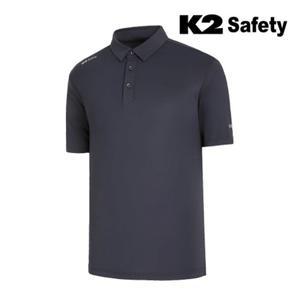 K2 SAFETY 남자 스판 카라 반팔티 여름 냉감