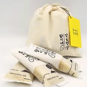 24년 햅쌀 / 강화섬쌀 100g 개별포장 14개입/당일도정 개별포장/ 선물 답례품 캠핑용
