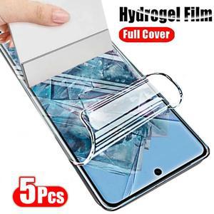 Google Pixel 9 Pro XL 9A 8 7 8A 화면 보호기 용 5PCS 하이드로 겔 필름 7A 6A 6 5 5A 4A 4 투명