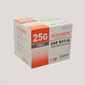 성심 일회용주사침 25G 1-1/2 100개 X5개 의료용 니들