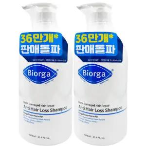 바이오가 바이오틴 손상모발개선 탈모완화 샴푸1000ml x2개