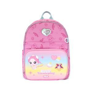 [정품] (Kids) 휠라 x 캐치! 티니핑 투웨이 백팩 오로라핑 핑크 Fila Catch! Teenieping 2Way Backpack Aur