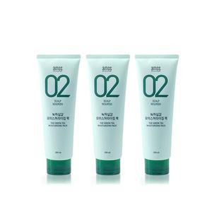 아모스 녹차실감 인텐시브 모이스처 팩 250g 3개 (C)