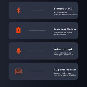 v28 블루투스 헤드셋 5.0 모델 TWS, 휴대폰 무선 스마트 Apple, Samsung, Huawei 및 기타 적합