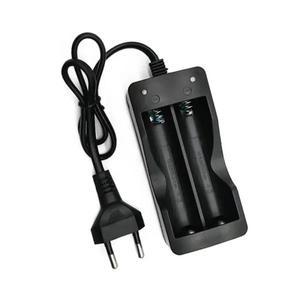 18650 배터리 충전기 4.2V 단락 보호 리튬 이온 미국  EU 플러그 슬롯 2 개