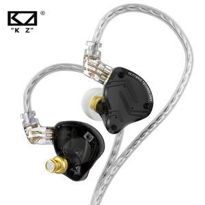 KZ 메탈 헤드셋  드라이버 하이파이 베이스  노이즈 캔슬링 ZS10 프로 X