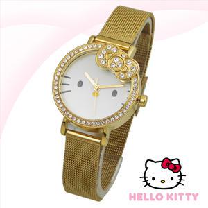 헬로키티시계 [HELLOKITTY] HKJ109 GD/MESH 여성용