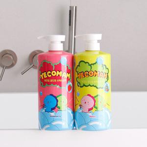 예꼬맘 어린이 올인원 샴푸 바디워시 겸용 1000ml 대용량 1L 3in1 유아 키즈 수영장 바