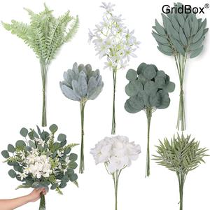 결혼식꽃다발 거실조화 결혼식장식 GirdBox 꽃꽂이꽃다발 식탁장식 DIY 손반지꽃