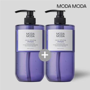 모다모다 (대용량 980ml) 네이쳐 리프레싱 탈모 증상 완화 샴푸 라벤더향 한정 2개 세
