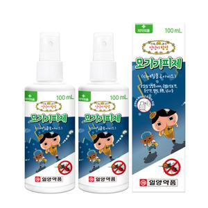 일양약품 엉덩이탐정 모기 기피제 100ml 2개입