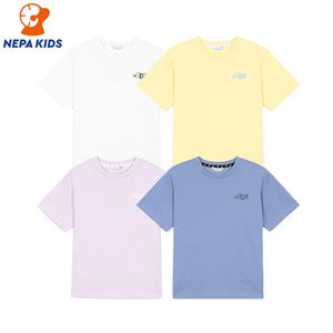 NEPA KIDS 네파키즈 공용 멀티 해피뉴스 티셔츠 KLD5303