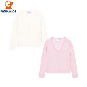 NEPA KIDS 네파키즈 여아 소프트 버튼 가디건 KK44001