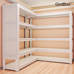 다용도선반 철제 GirdBox 코너선반 수납 시스템 조립 베란다 선반장 3단