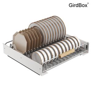 무타공 부착식 GirdBox 식기건조대 싱크대 선반 주방 정리대 2단