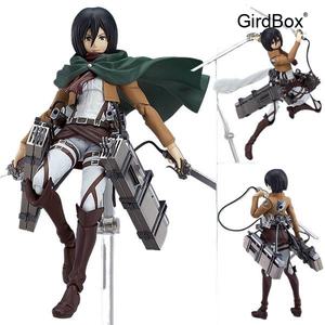 진격의거인피규어 리바이 에렌 미카사 GirdBox 관절 액션 피규어 굿즈