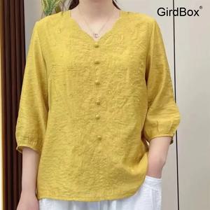 여름철릭원피스 GirdBox 생활한복 개량한복 허리치마 시스루 블라우스