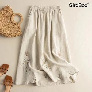 개량한복 GirdBox 중장원피스 순면 자수 허리치마 데일리 퓨전
