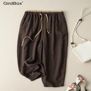 생활한복 GirdBox 개량한복 여성용 린넨 바지 데일리 통풍 편안한 스타일
