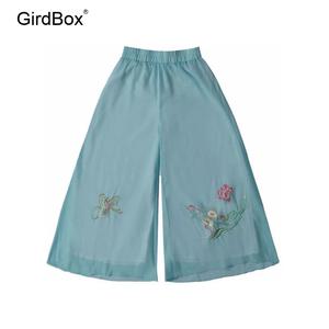 생활한복 GirdBox 개량한복 여름철릭원피스 허리치마 데일리 시스루