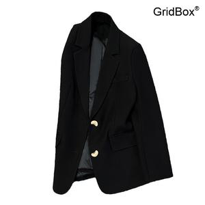 여성검정정장 자켓 GirdBox 가을 여성수트 오피스룩 캐주얼 스타일