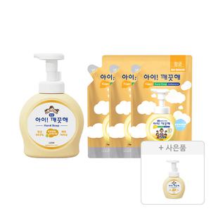 아이깨끗해 용기 순 490ml, 1개 + 리필 순 450ml, 3개 + 증정( 공용기 250mL, 1개)
