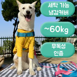 [커버분리 세탁가능] 멍보스 냉감100% 강아지 애견 대형견 고양이 여름 쿨매트
